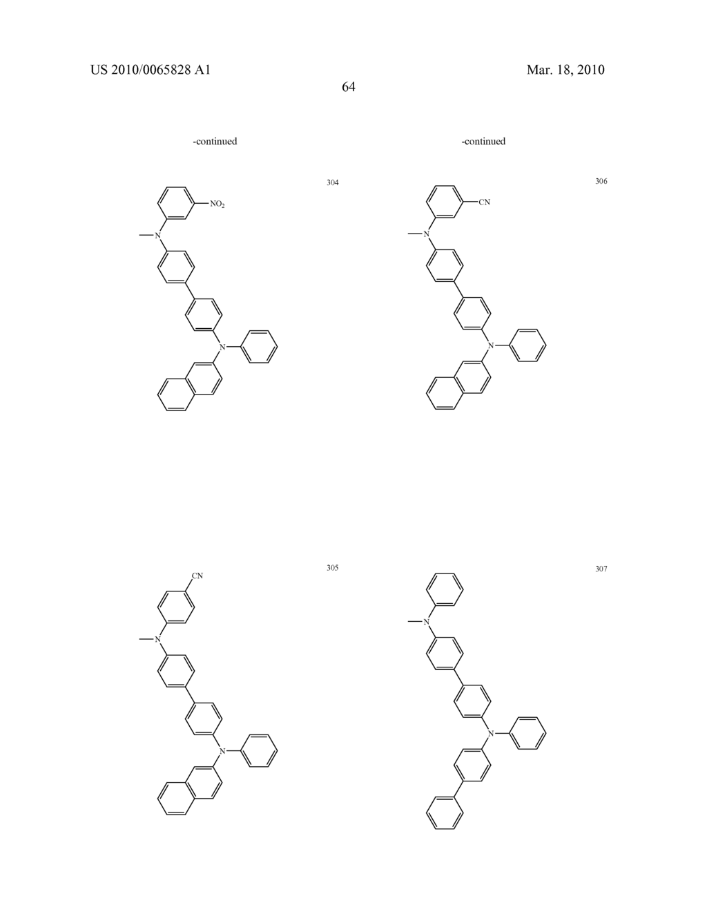  COMPOUNDS AND ORGANIC LIGHT EMITTING DIODE USING THE SAME - diagram, schematic, and image 66