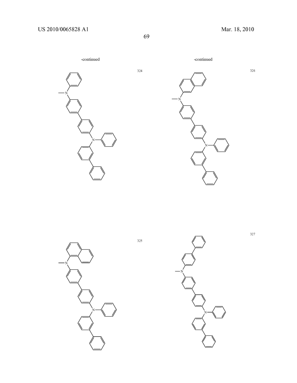  COMPOUNDS AND ORGANIC LIGHT EMITTING DIODE USING THE SAME - diagram, schematic, and image 71