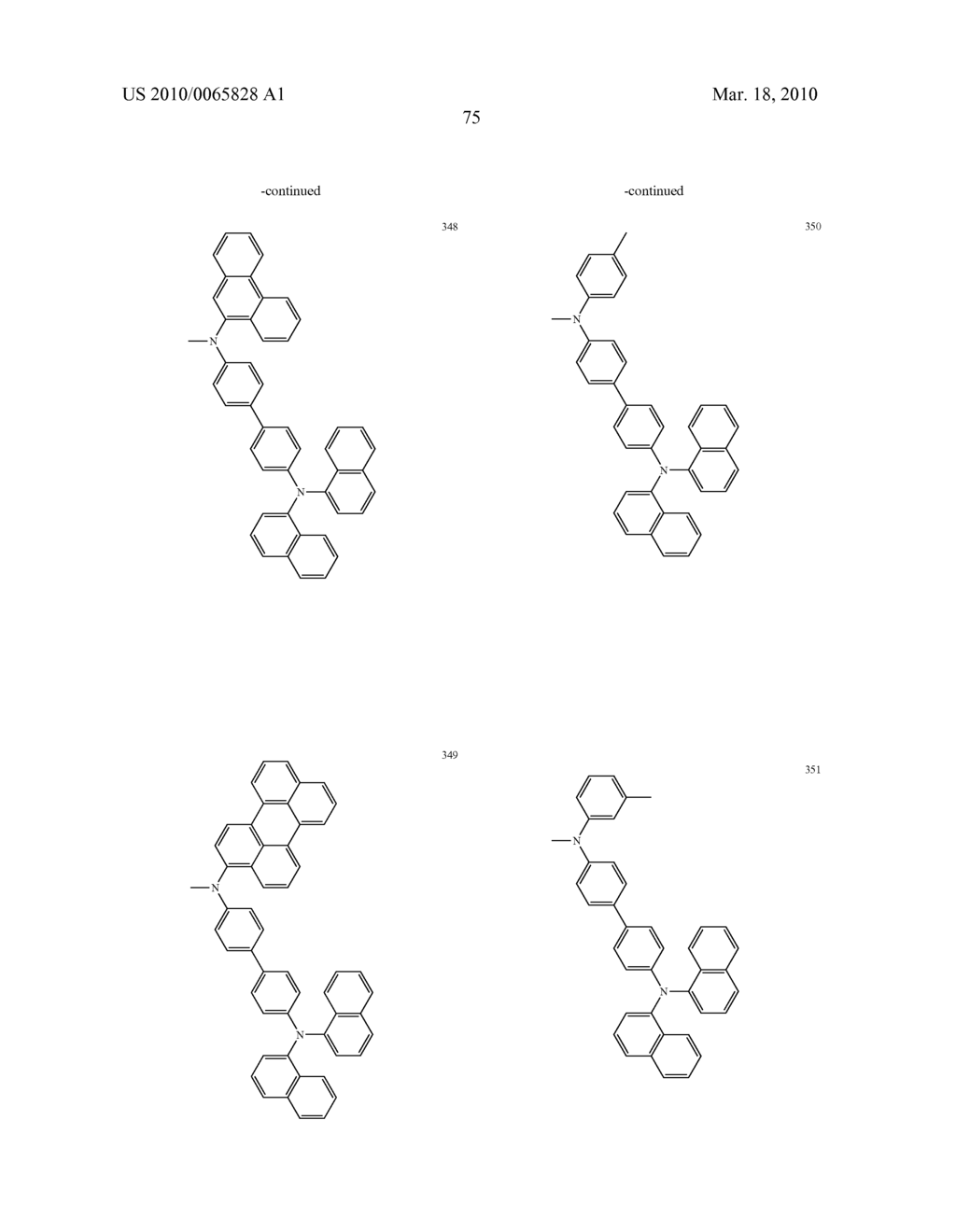  COMPOUNDS AND ORGANIC LIGHT EMITTING DIODE USING THE SAME - diagram, schematic, and image 77