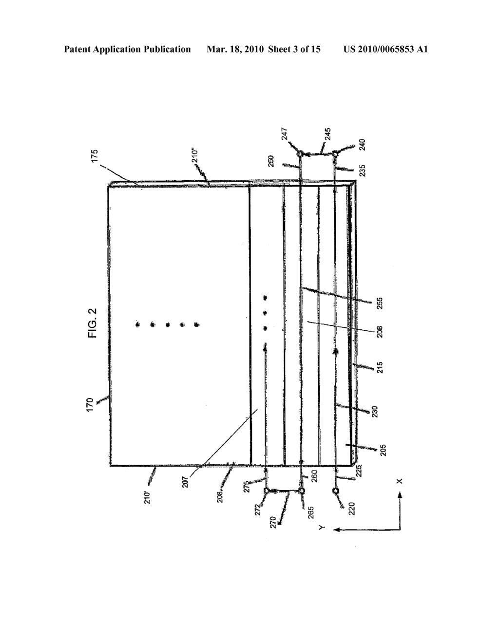 PROCESS AND SYSTEM FOR LASER CRYSTALLIZATION PROCESSING OF FILM REGIONS ON A SUBSTRATE TO MINIMIZE EDGE AREAS, AND STRUCTURE OF SUCH FILM REGIONS - diagram, schematic, and image 04