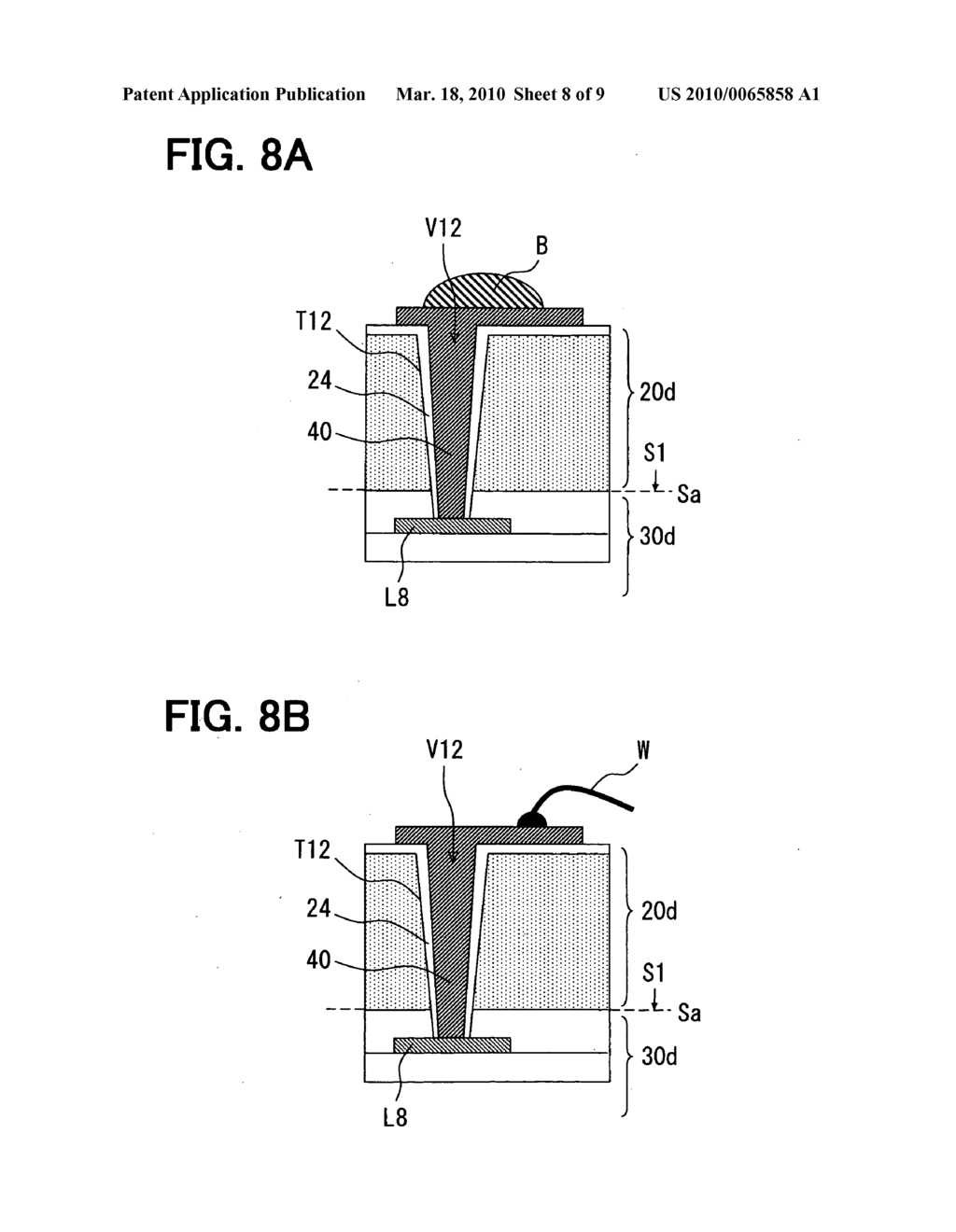 Semiconductor device including a plurality of semiconductor substrates and method of manufacturing the same - diagram, schematic, and image 09