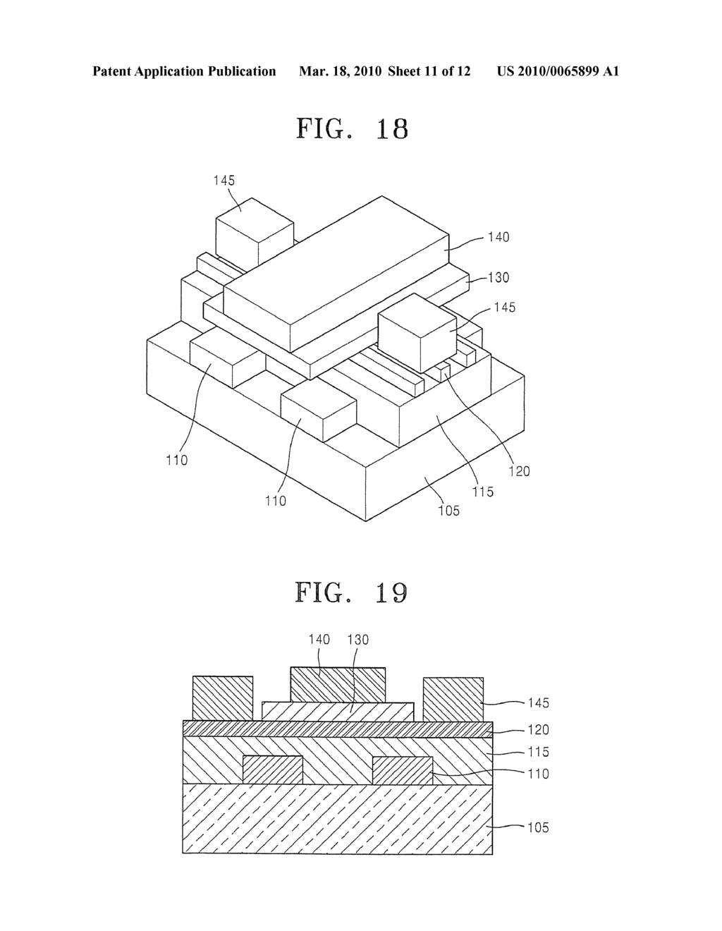 SEMICONDUCTOR DEVICES INCLUDING AUXILIARY GATE ELECTRODES AND METHODS OF FABRICATING THE SAME - diagram, schematic, and image 12