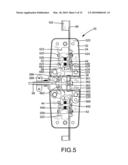 Connecting Device for Concealed-Type Top or Bottom Latch for Panic Exit Door Lock diagram and image