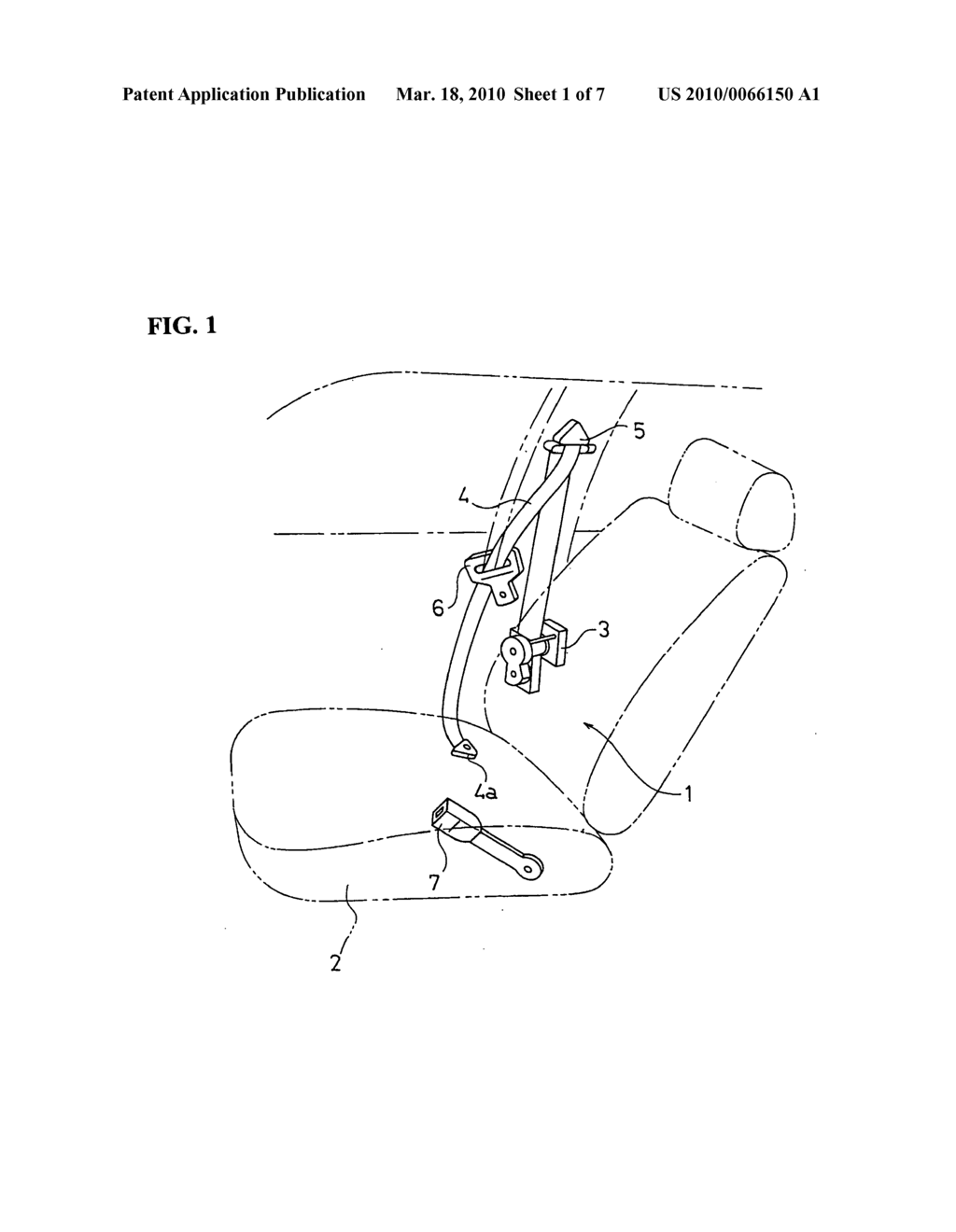 Seatbelt retractor - diagram, schematic, and image 02