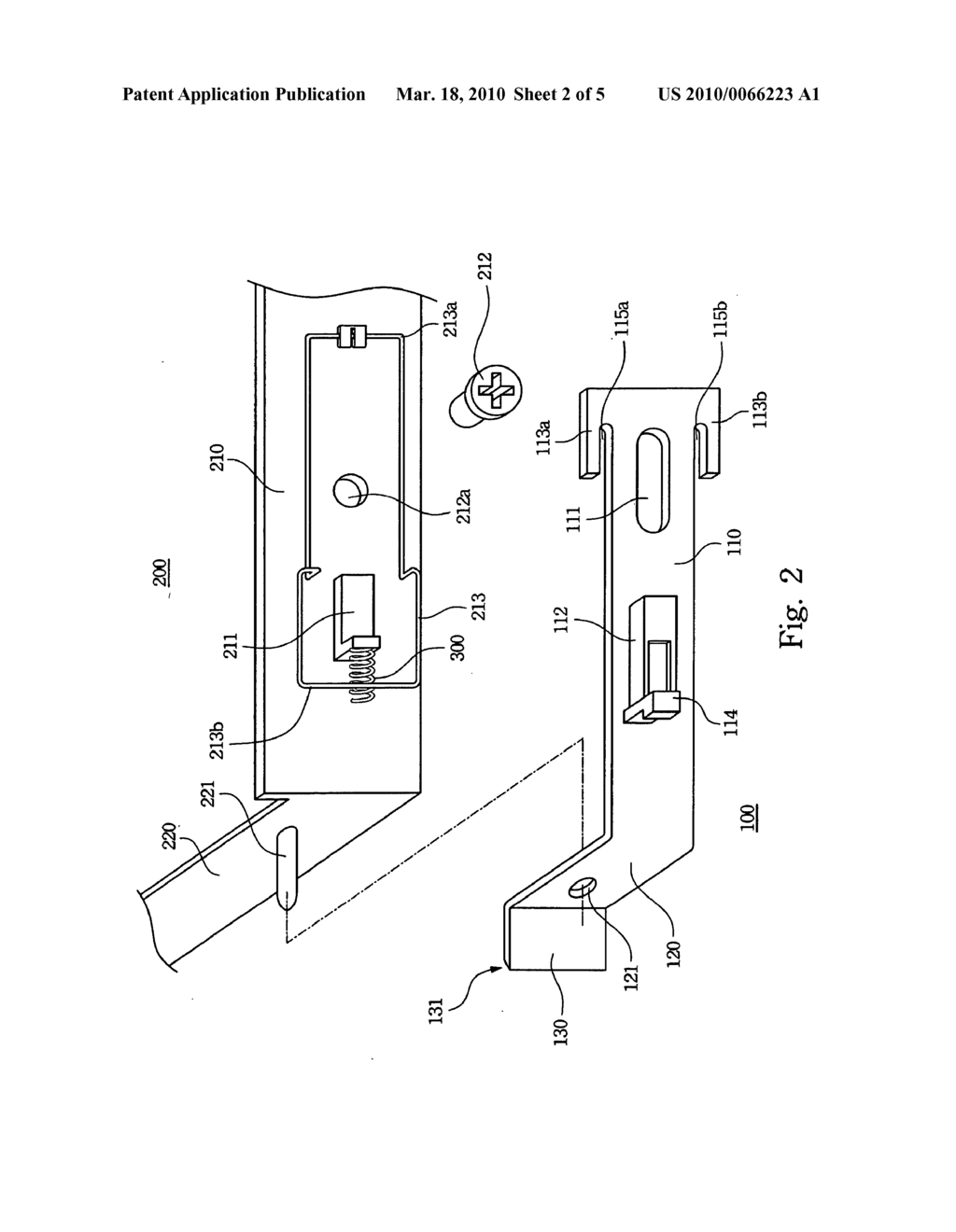DRAWER LATCH MECHANISM - diagram, schematic, and image 03