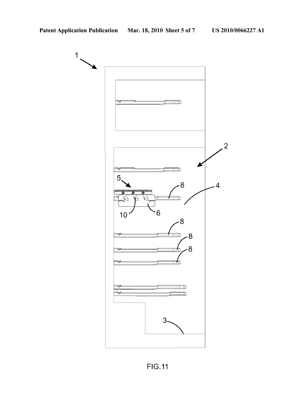 Mechanism For Moving Shelves of A Refrigeration Appliance and Refrigeration Appliance - diagram, schematic, and image 06