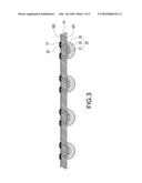 HEAT DISSIPATING STRUCTURE OF LED CIRCUIT BOARD AND LED LAMP TUBE COMPRISED THEREOF diagram and image