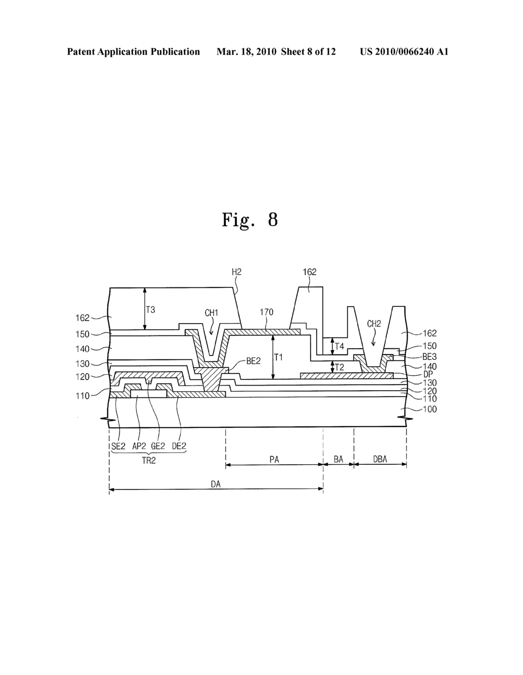 ORGANIC LIGHT EMITTING DISPLAY AND METHOD OF MANUFACTURING THE SAME - diagram, schematic, and image 09