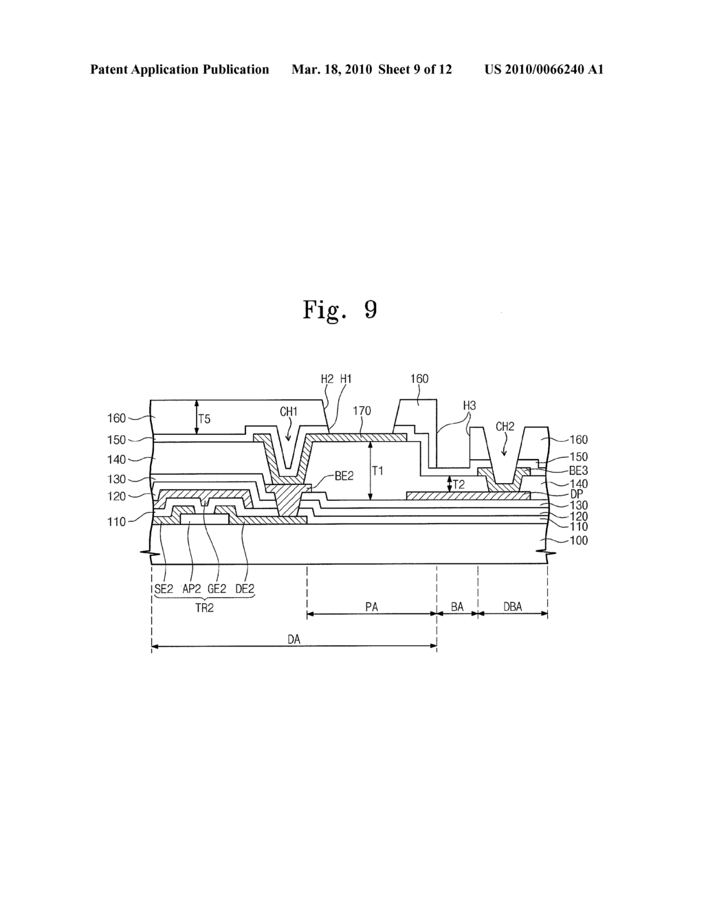 ORGANIC LIGHT EMITTING DISPLAY AND METHOD OF MANUFACTURING THE SAME - diagram, schematic, and image 10