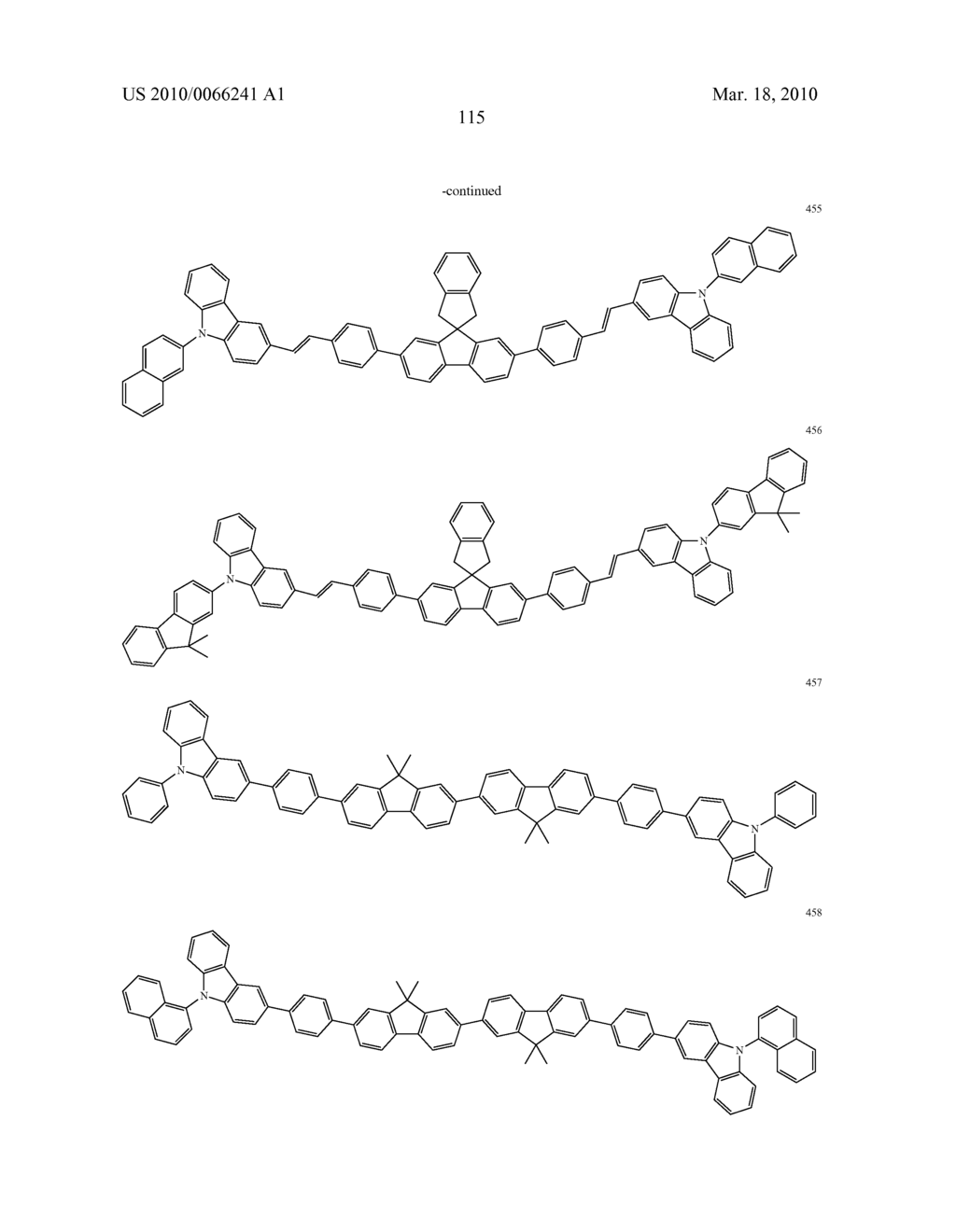 Novel organic electroluminescent compounds and organic electroluminescent device using the same - diagram, schematic, and image 118