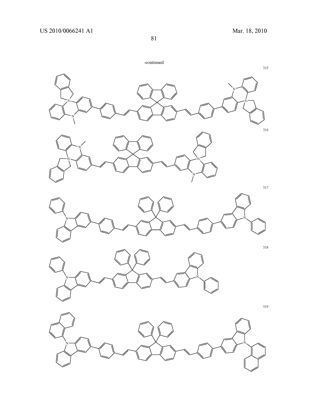 Novel organic electroluminescent compounds and organic electroluminescent device using the same - diagram, schematic, and image 84