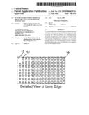 PLANAR GRADIENT-INDEX ARTIFICIAL DIELECTRIC LENS AND METHOD FOR MANUFACTURE diagram and image