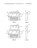 Electronic Device with Locking, Movable Displays diagram and image