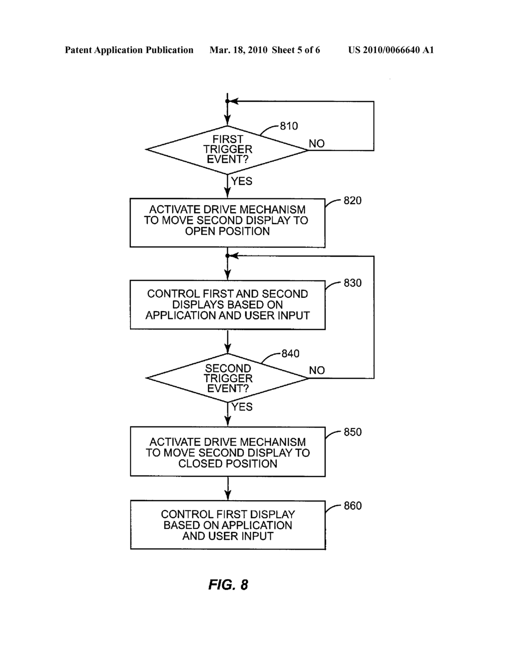 Electronic Device with Locking, Movable Displays - diagram, schematic, and image 06