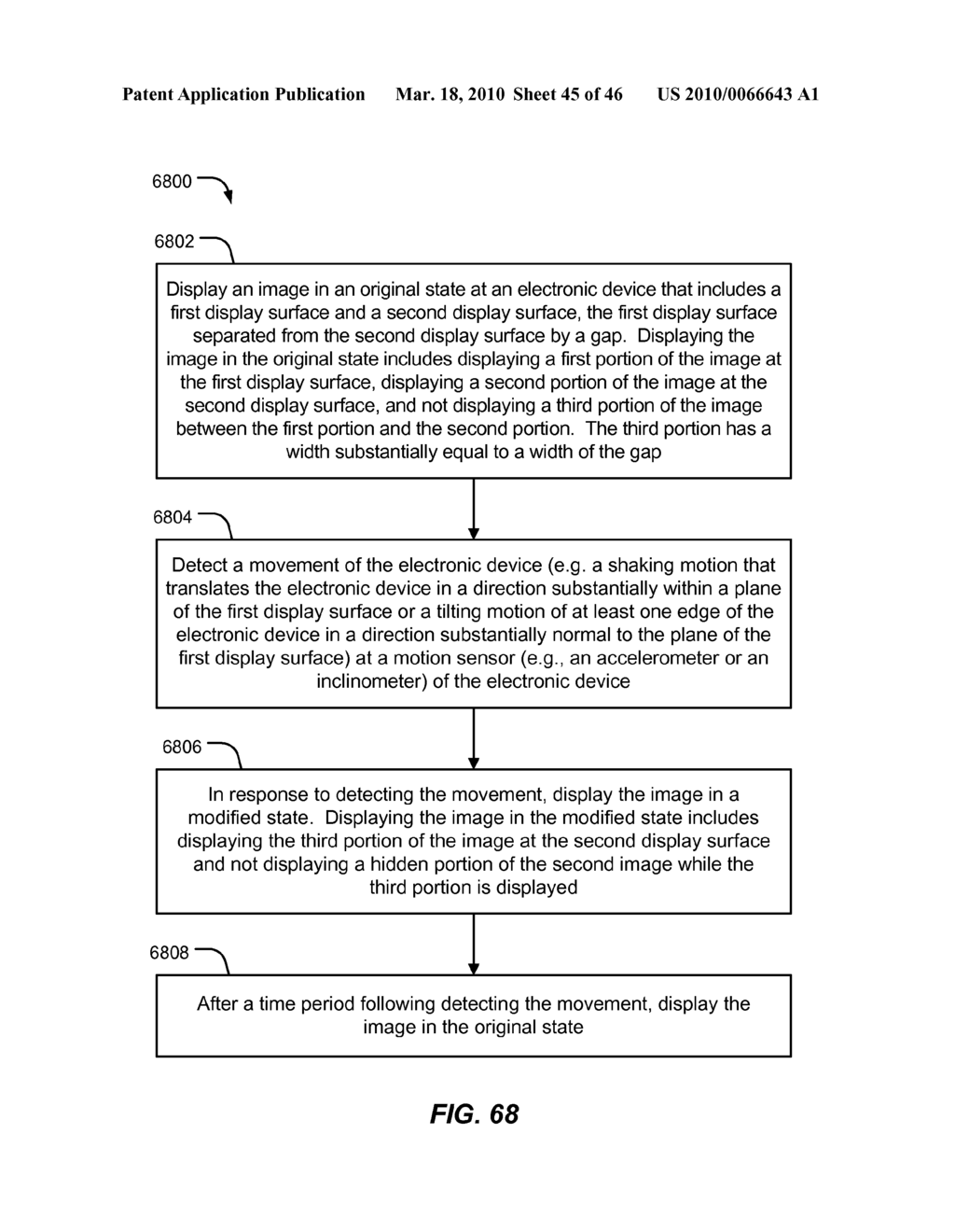 METHOD FOR INDICATING LOCATION AND DIRECTION OF A GRAPHICAL USER INTERFACE ELEMENT - diagram, schematic, and image 46