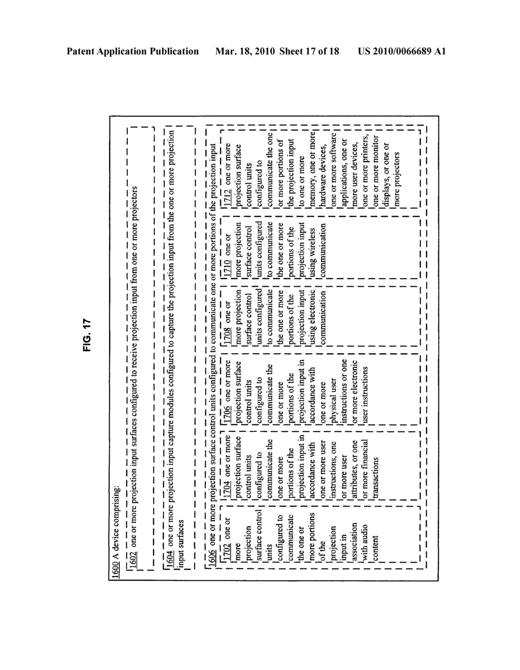 Devices related to projection input surfaces - diagram, schematic, and image 18