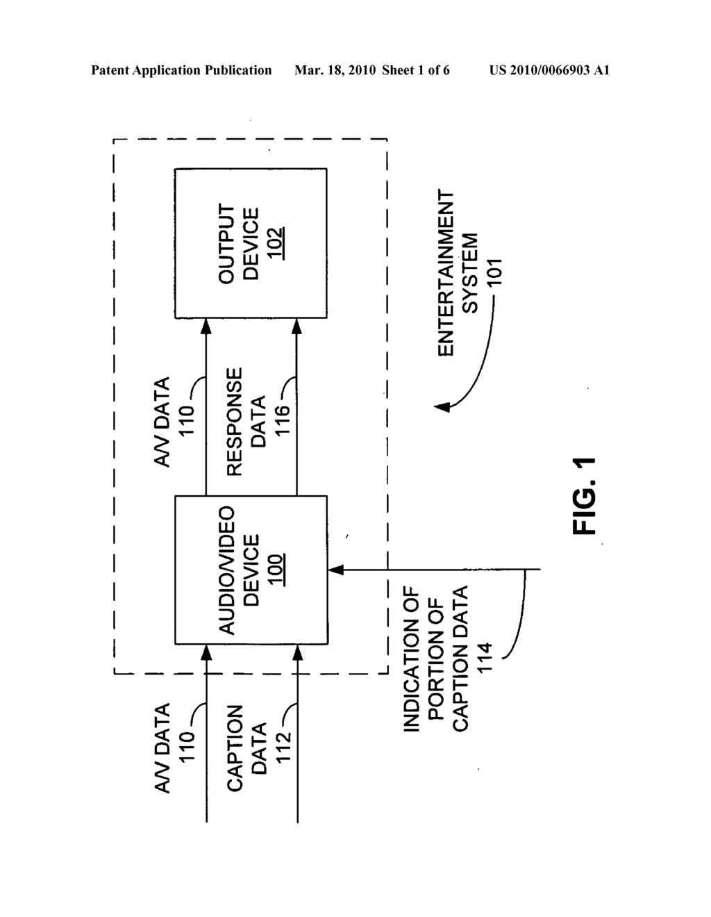 METHOD AND AUDIO/VIDEO DEVICE FOR GENERATING RESPONSE DATA RELATED TO SELECTED CAPTION DATA - diagram, schematic, and image 02