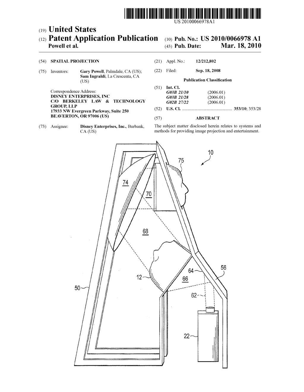 SPATIAL PROJECTION - diagram, schematic, and image 01