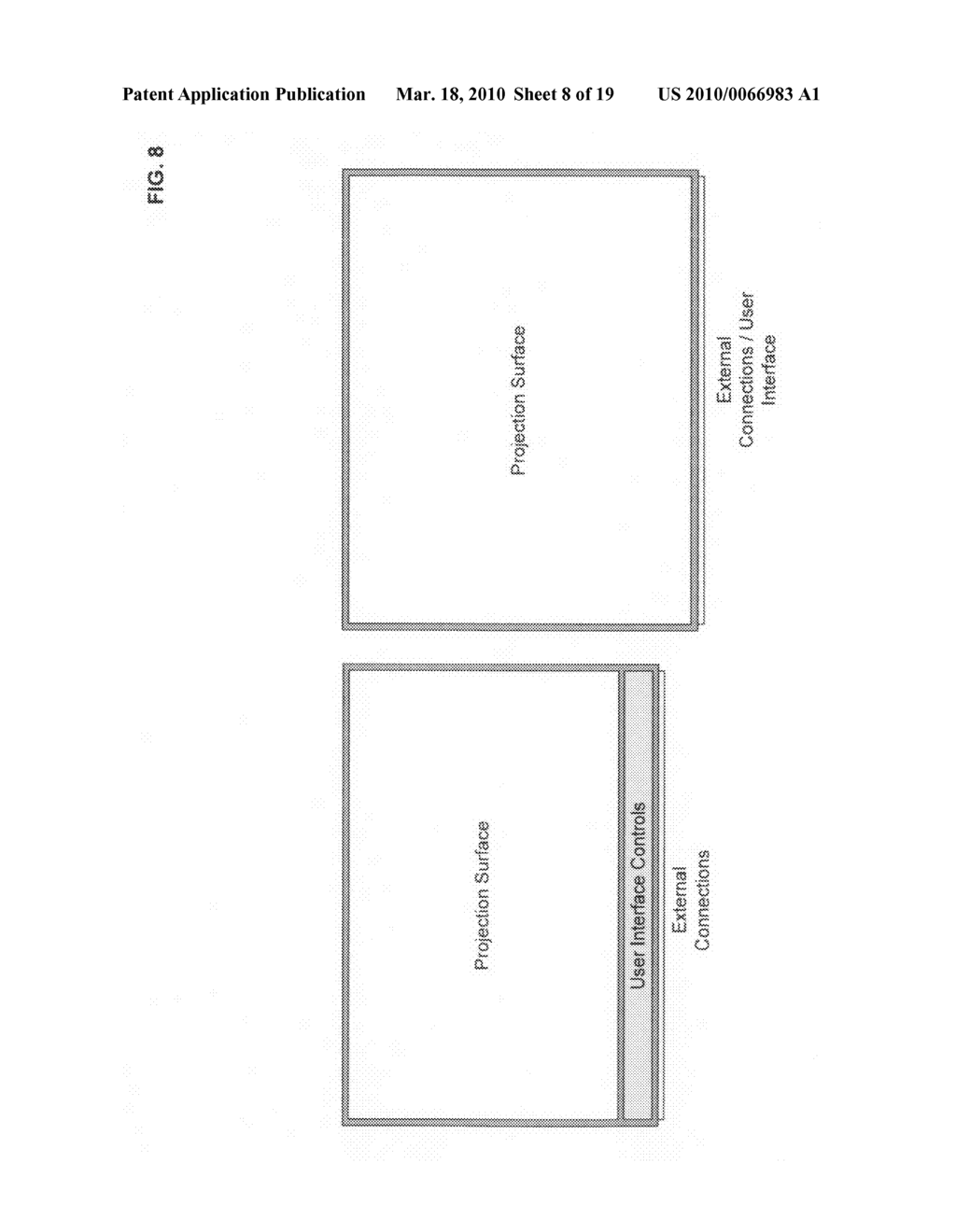 Methods and systems related to a projection surface - diagram, schematic, and image 09