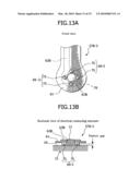 Electrical connecting structure for piezoelectric element, piezoelectric actuator, head suspension, and electrical connecting structure for conductive part diagram and image