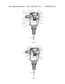 LEAKAGE CURRENT PROTECTION PLUG AND INTERRUPT PROTECTION PLUG CONTACT SPRING STRUCTURE diagram and image