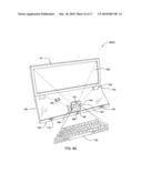 COMPACT SIZE PORTABLE COMPUTER HAVING A FULLY INTEGRATED VIRTUAL KEYBOARD PROJECTOR AND A DISPLAY PROJECTOR diagram and image