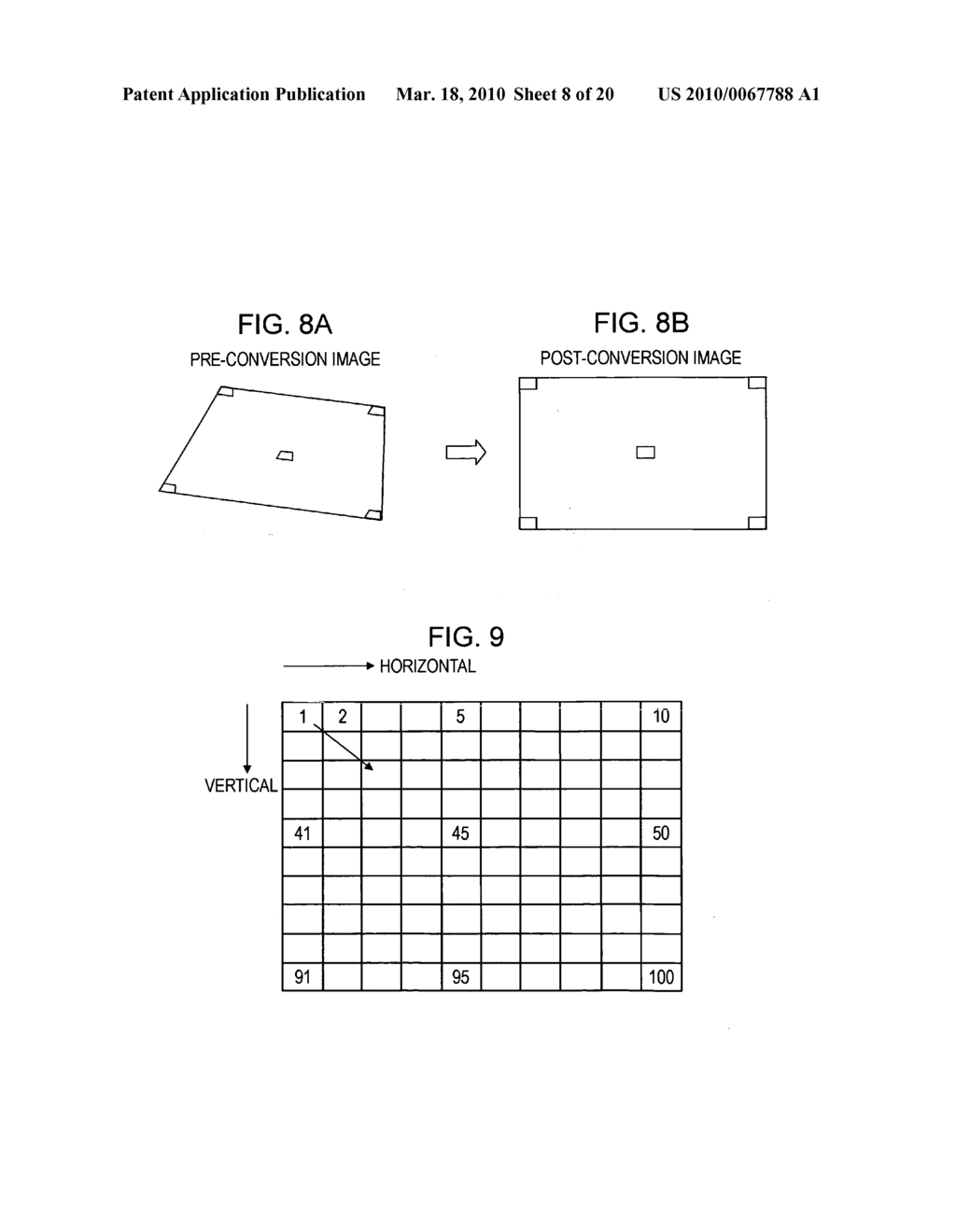 Image position recognition apparatus, image position recognition method, computer program product, and apparatus for setting correction data for an image display apparatus - diagram, schematic, and image 09