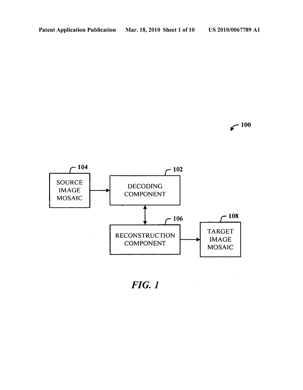 RECONSTRUCTION OF IMAGE IN A BAYER PATTERN - diagram, schematic, and image 02