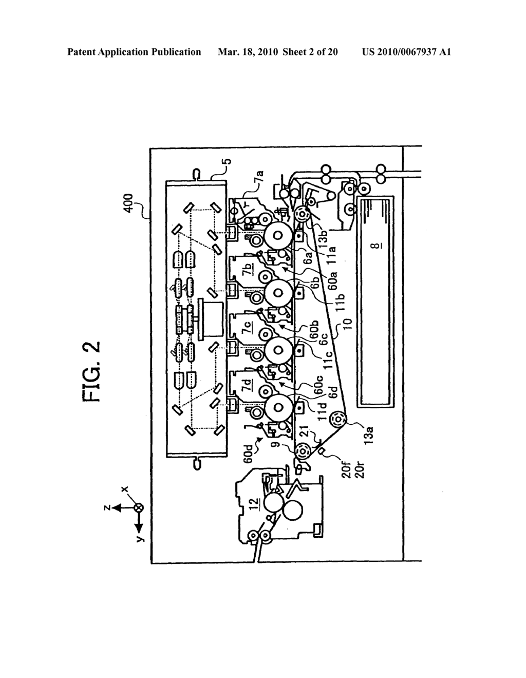 METHOD AND APPARATUS FOR IMAGE FORMING CAPABLE OF EFFECTIVELY PERFORMING COLOR IMAGE POSITION ADJUSTMENT - diagram, schematic, and image 03