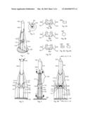 HINGED WALL AND CEILING ANCHOR WITH FINS AND HINGE diagram and image