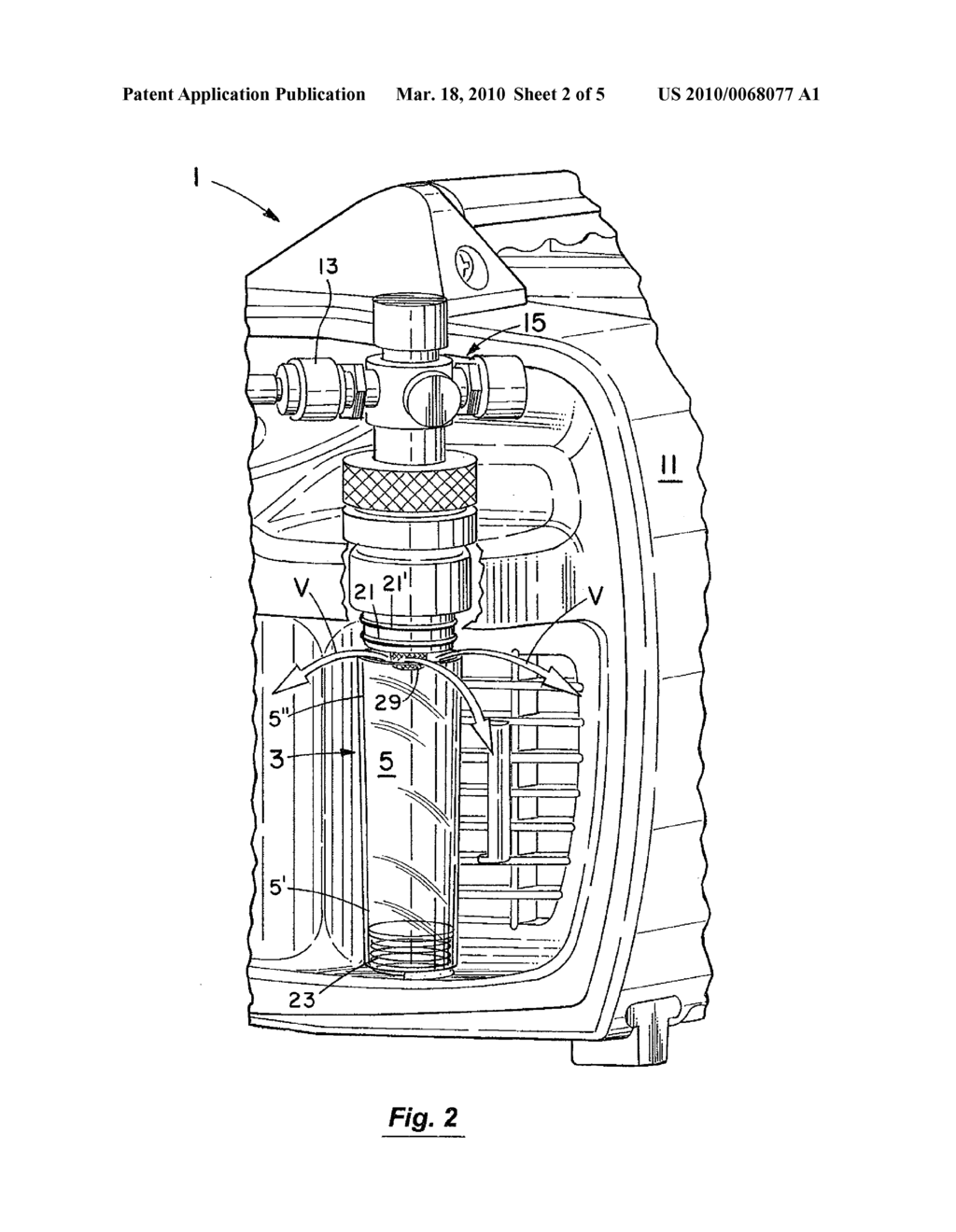 VACUUM PUMP WITH COMBINED DEBRIS CATCHER AND PRESSURE RELIEF VALVE - diagram, schematic, and image 03