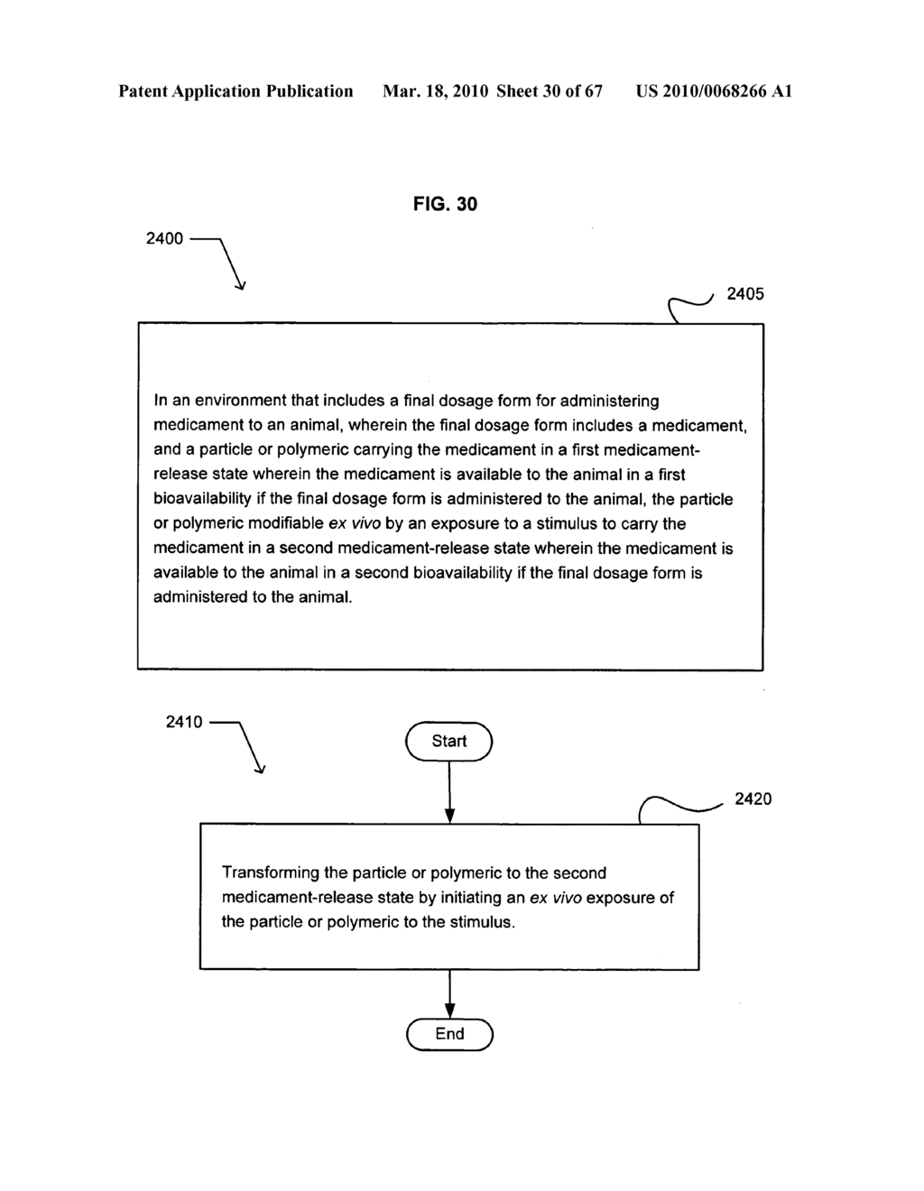 Ex vivo-modifiable multiple-release state final dosage form - diagram, schematic, and image 31