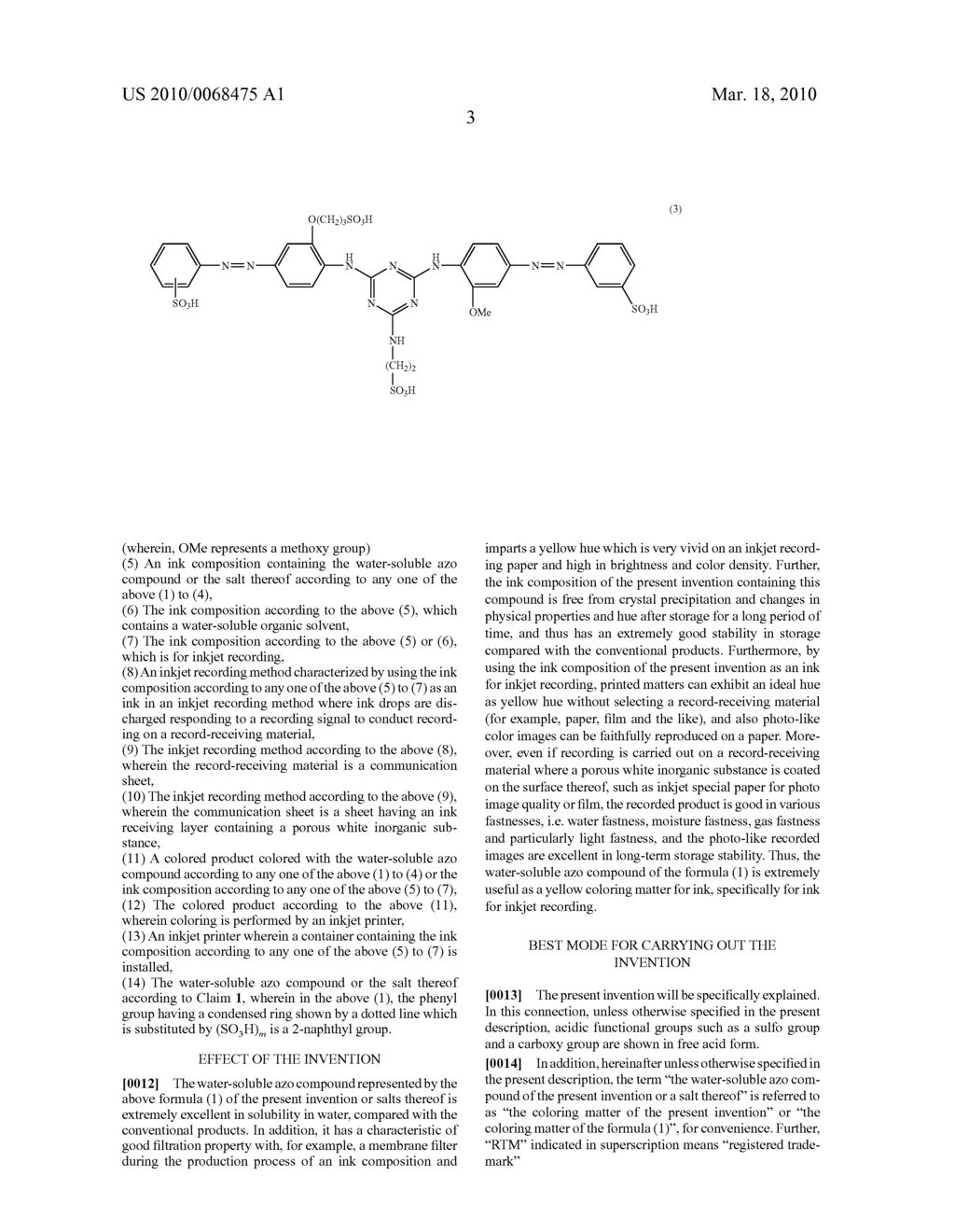 WATER-SOLUBLE AZO COMPOUND OR SALT THEREOF, INK COMPOSITION AND COLORED PRODUCT - diagram, schematic, and image 04