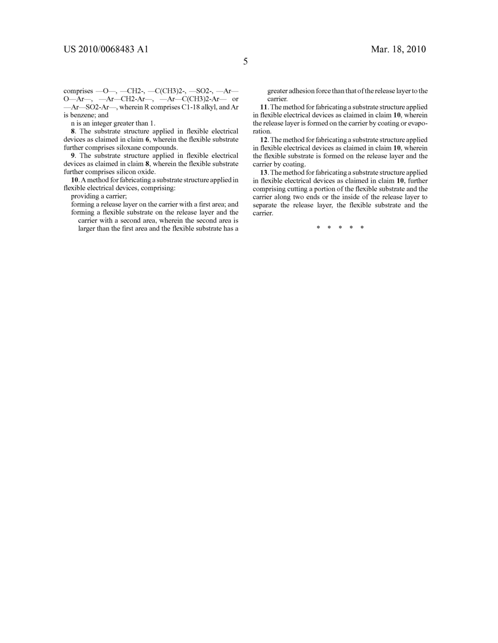 SUBSTRATE STRUCTURES APPLIED IN FLEXIBLE ELECTRICAL DEVICES AND FABRICATION METHOD THEREOF - diagram, schematic, and image 09