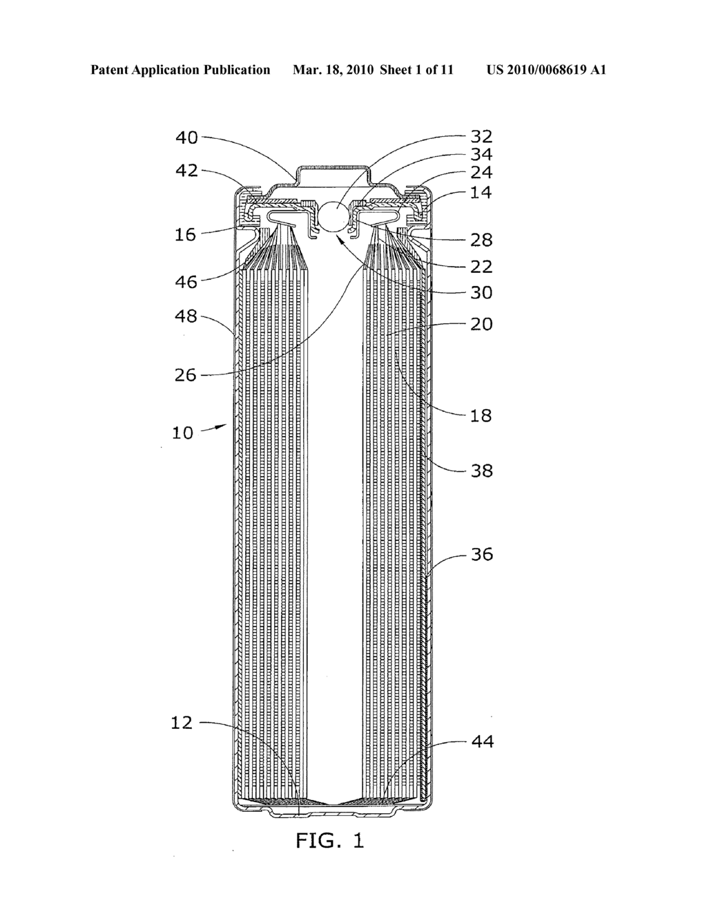 Electrochemical Cell With Improved Internal Contact - diagram, schematic, and image 02