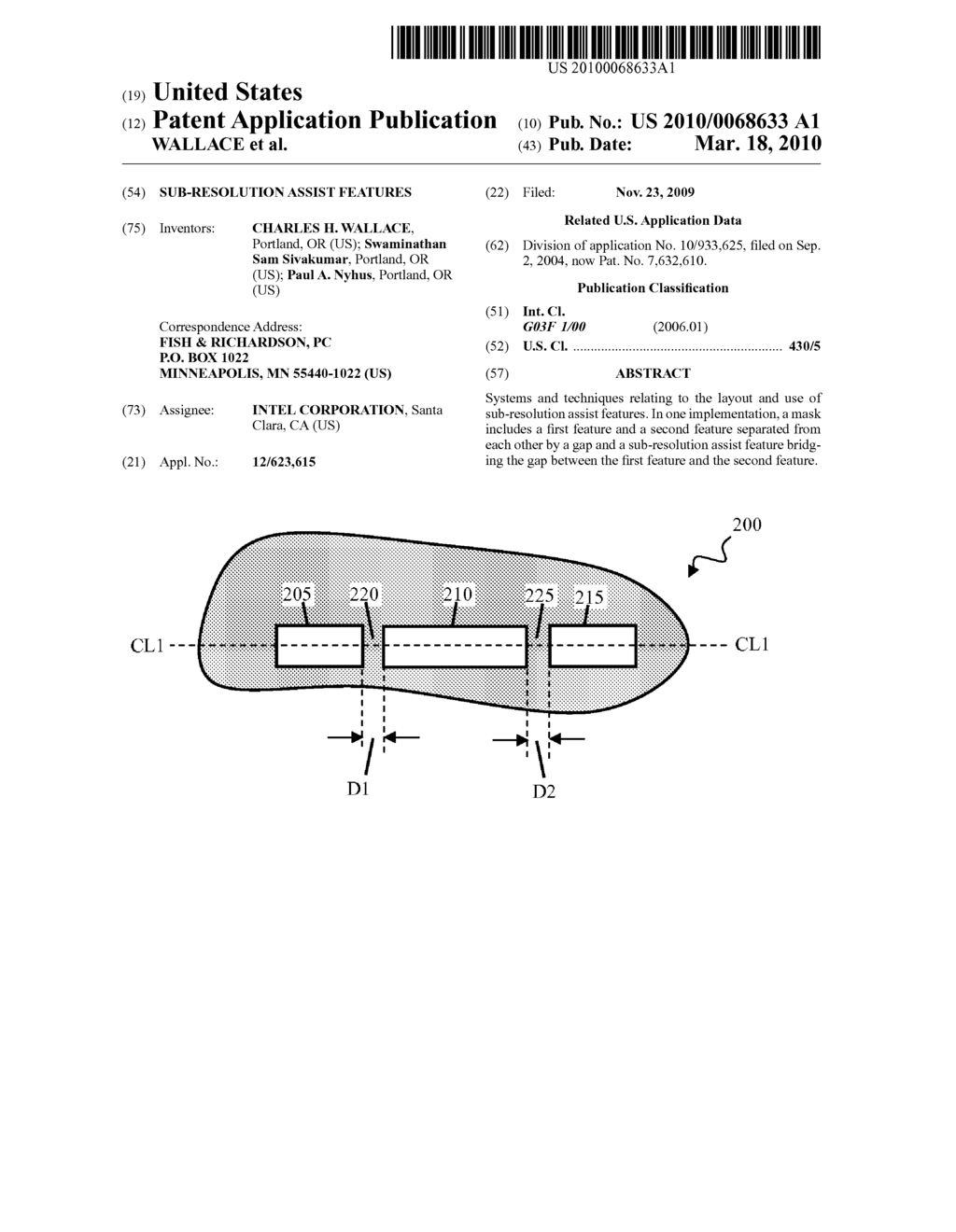 SUB-RESOLUTION ASSIST FEATURES - diagram, schematic, and image 01