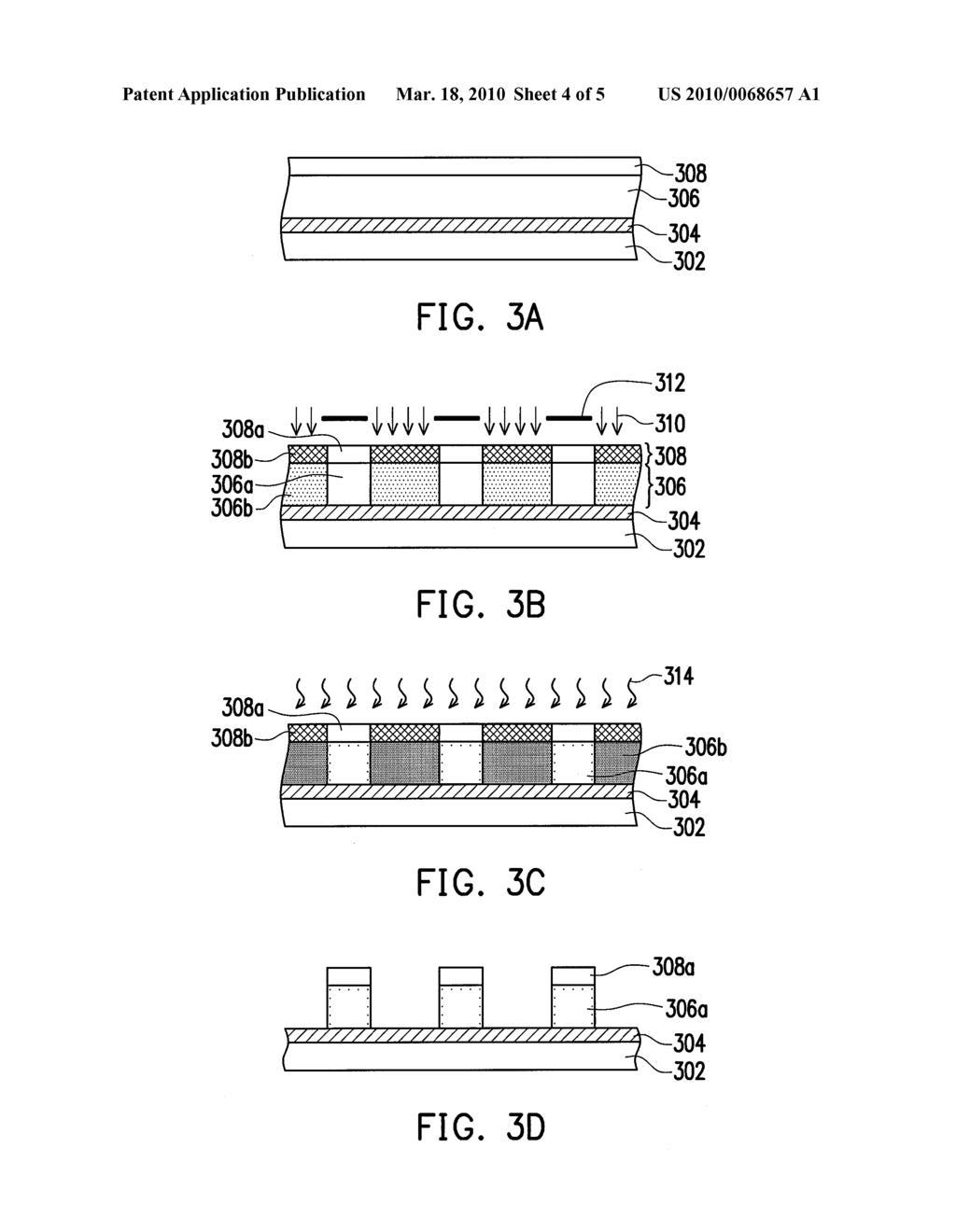 METHOD OF PATTERNING TARGET LAYER ON SUBSTRATE - diagram, schematic, and image 05