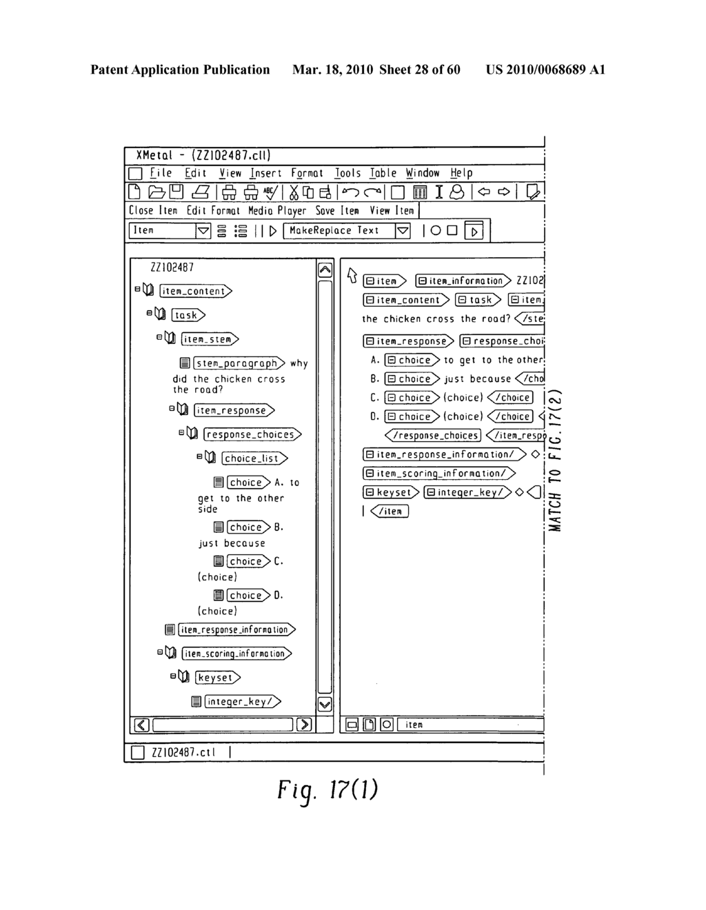 System and method for computer based creation of tests formatted to facilitate computer based testing - diagram, schematic, and image 29