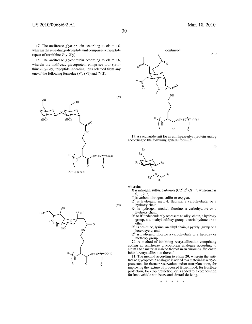 ANTIFREEZE GLYCOPROTEIN ANALOGUES AND USES THEREOF - diagram, schematic, and image 48
