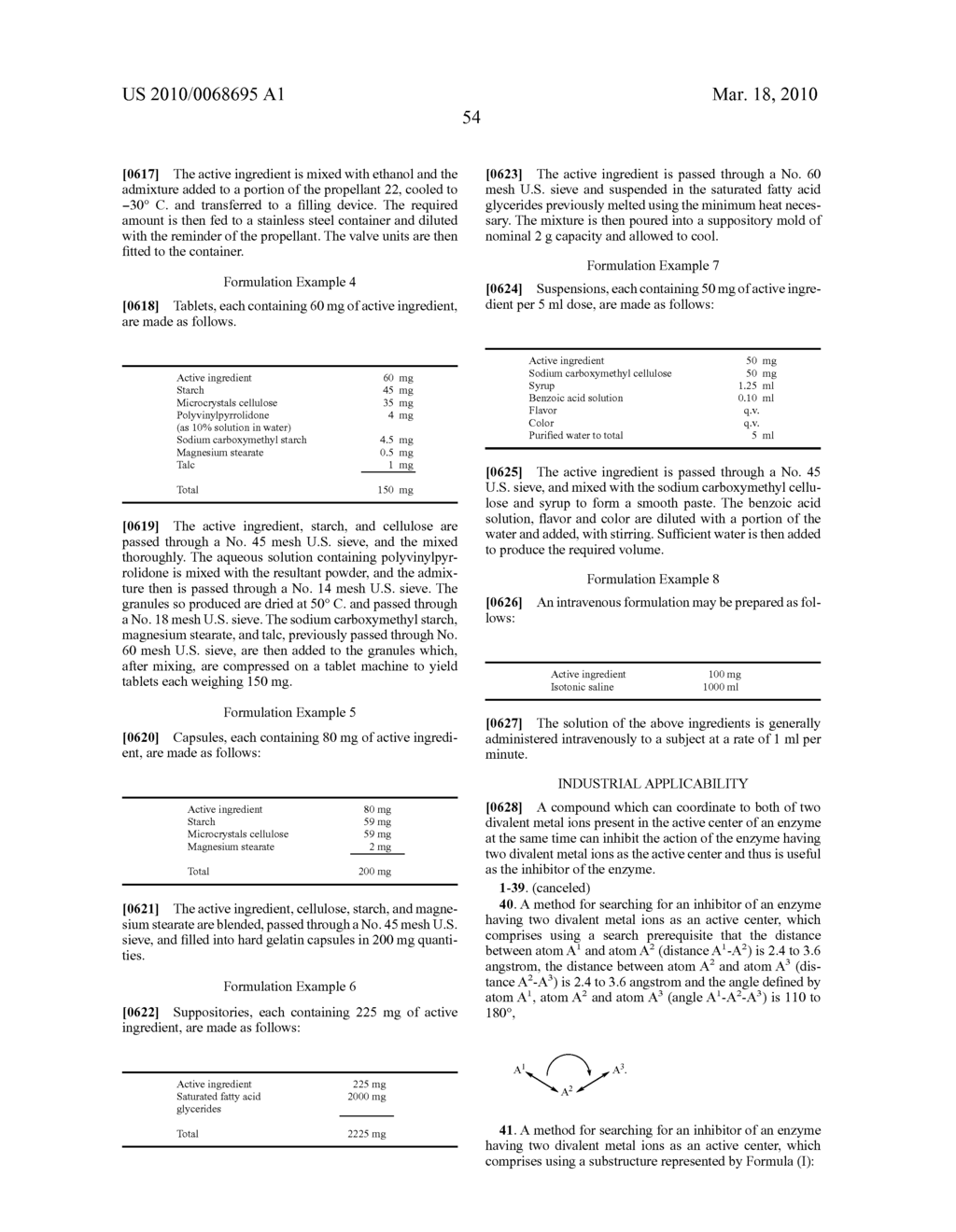 Inhibitor for enzyme having two divalent metal ions as active center - diagram, schematic, and image 55