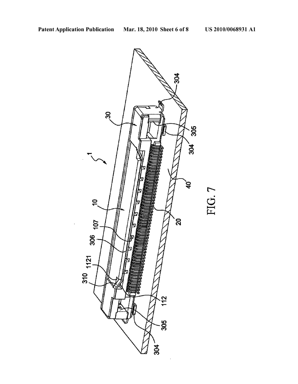 ELECTRIC CONNECTOR HAVING GROUND CONTACTS FORMED FROM A GROUNDING SHIELD - diagram, schematic, and image 07