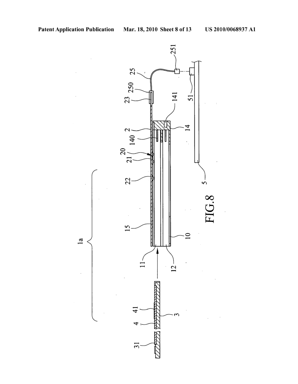 Adaptor device for connecting and accessing data card and computer device incorporating the adaptor device - diagram, schematic, and image 09