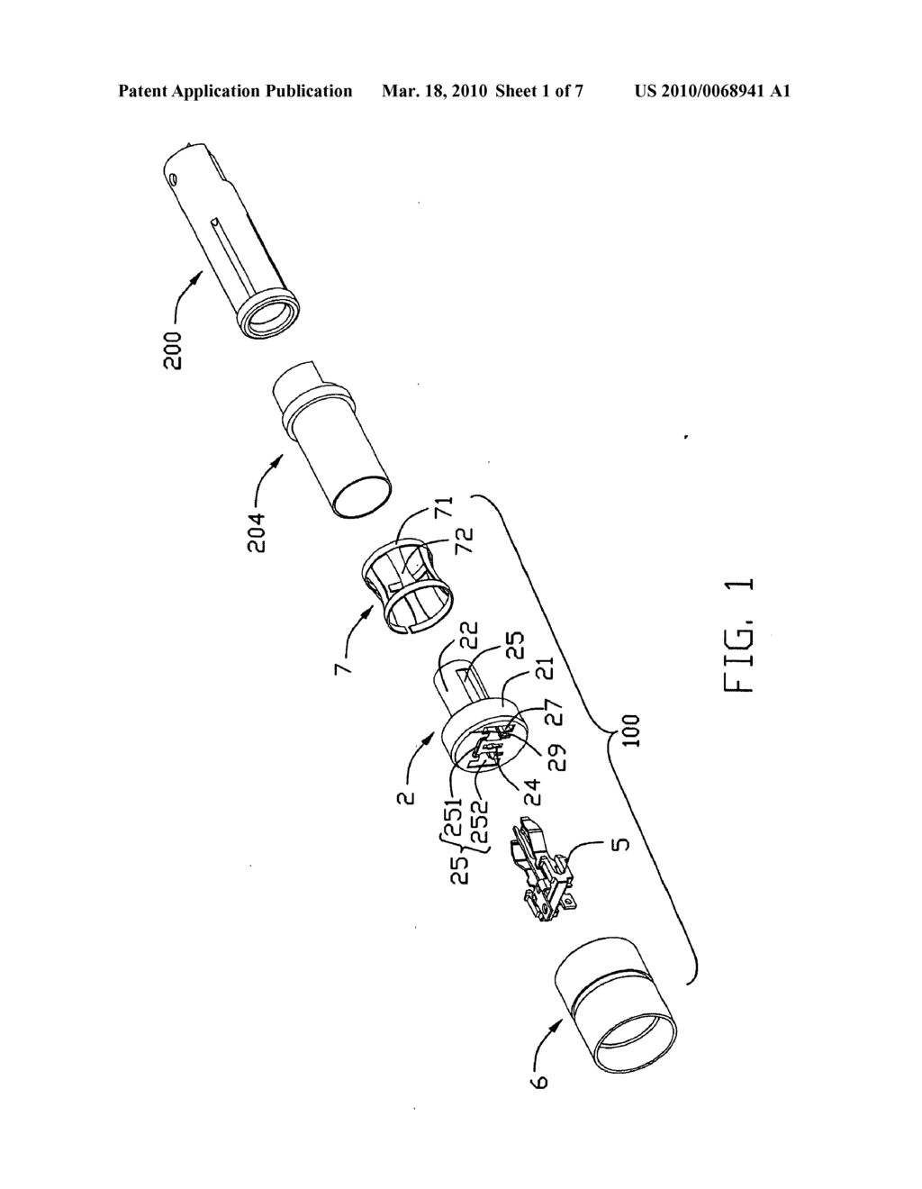 Electrical connector having retainer for securing terminals disposed therein - diagram, schematic, and image 02