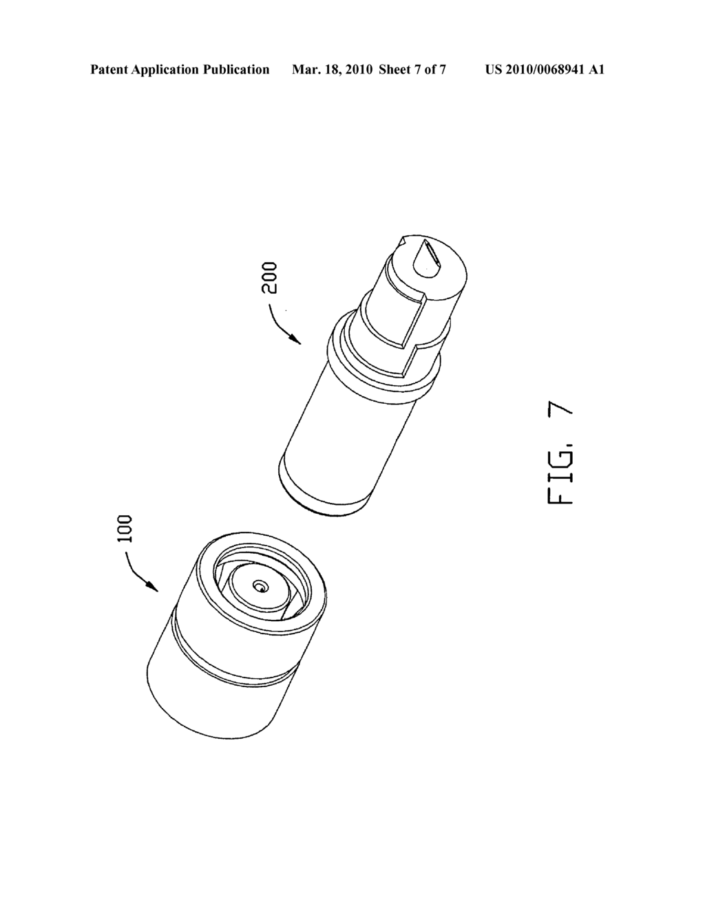 Electrical connector having retainer for securing terminals disposed therein - diagram, schematic, and image 08