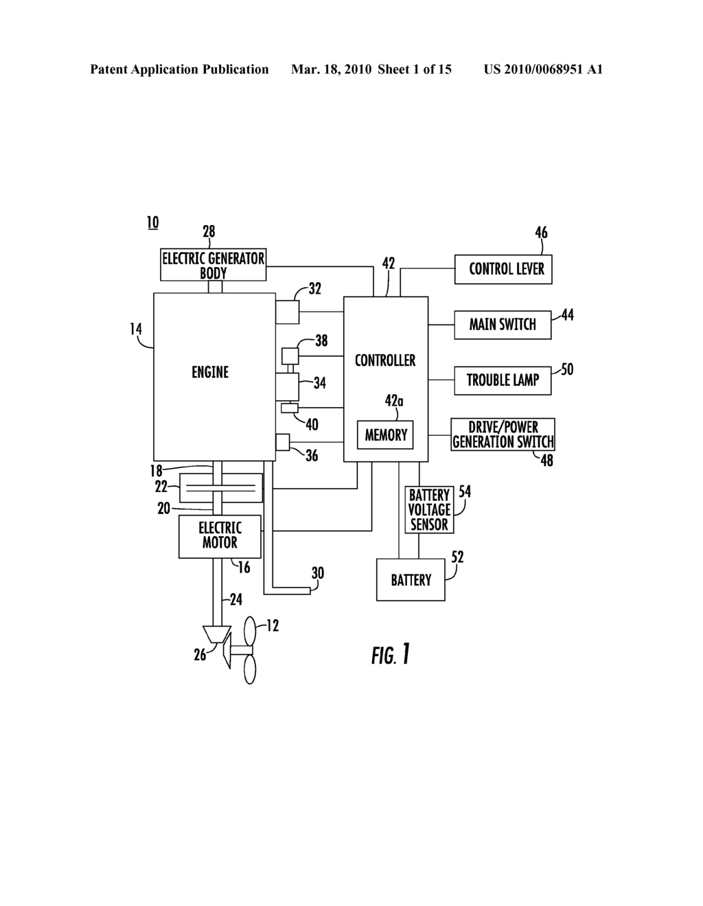 WATERCRAFT PROPULSION SYSTEM AND OPERATING METHOD - diagram, schematic, and image 02