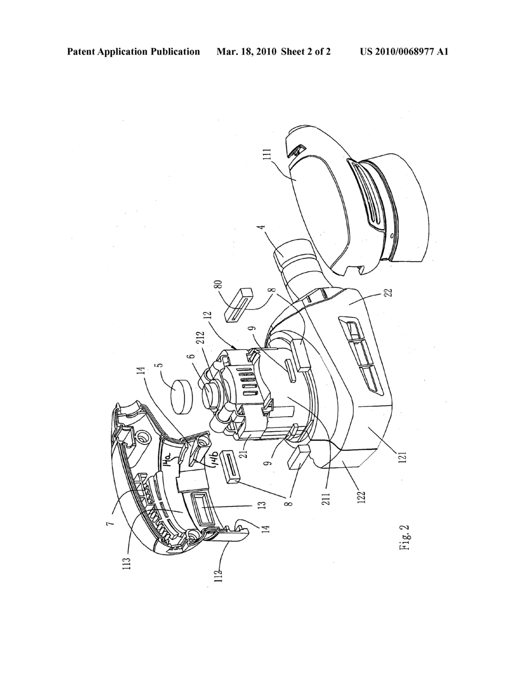 Sander having a damping element - diagram, schematic, and image 03