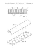 Foam Buffing Pad with Compressed Foam Face diagram and image