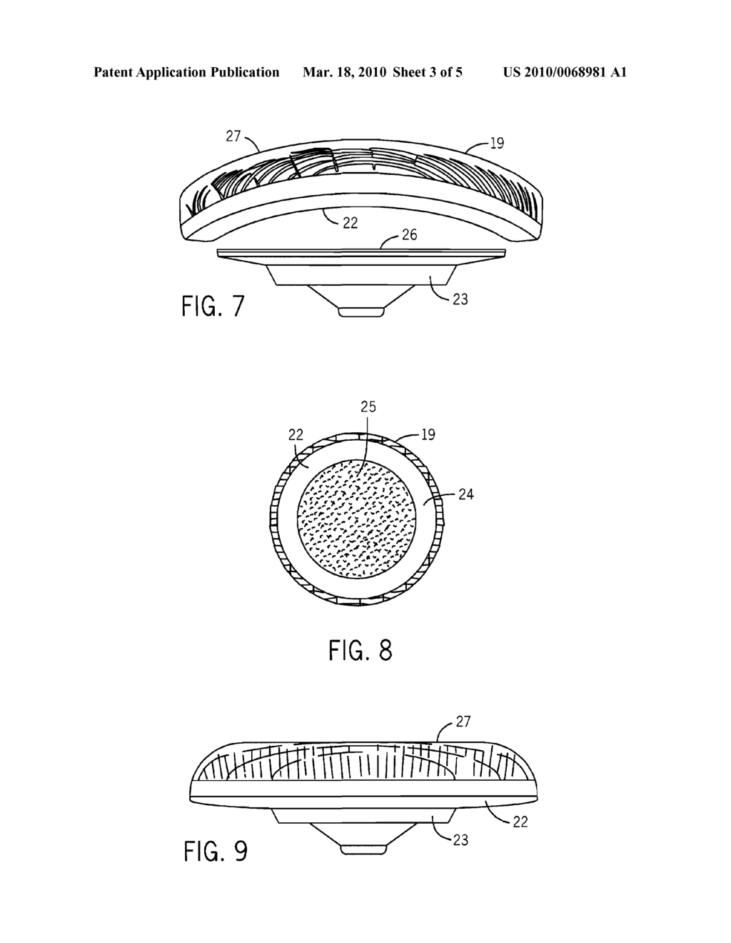 Foam Buffing Pad with Compressed Foam Face - diagram, schematic, and image 04