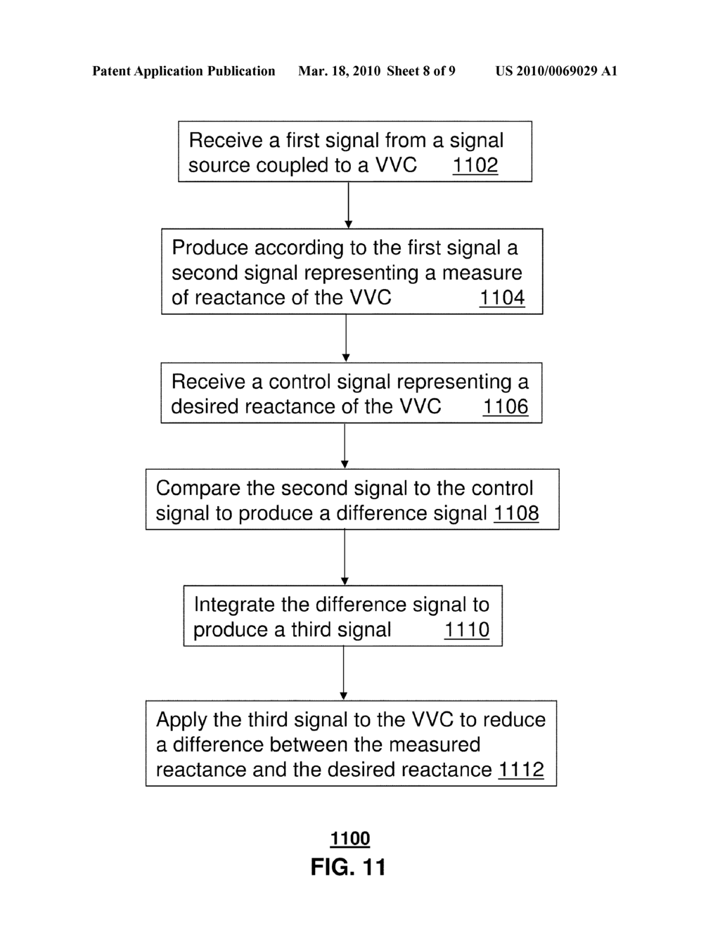 METHOD AND APPARATUS TO ADJUST A TUNABLE REACTIVE ELEMENT - diagram, schematic, and image 09