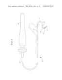 CATHETER WITH FLEXIBLE PRE-SHAPED TIP SECTION diagram and image